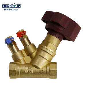 Vanne de régulation à <span class=keywords><strong>3</strong></span> voies, <span class=keywords><strong>3</strong></span> ans, 1,6 Mpa, circuit en laiton, vanne de régulation de pression d'eau statique, vanne d'équilibrage automatique CVC - Product Image 3