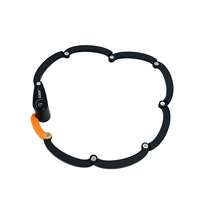 Candado de Bicicleta con Cable Codificado, Candado de Combinación de 5 Dígitos, Candado de Cadena de Alta Seguridad