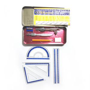 Juego de Geometría Matemática Profesional de Alta Calidad en Caja Metálica - Product Image 3