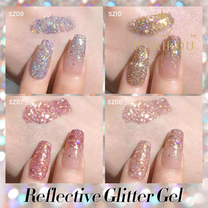 <span class=keywords><strong>Vernis</strong></span> à ongles réfléchissant à paillettes or champagne Gel à ongles mousseux Varnis Gel UV <span class=keywords><strong>semi</strong></span>-<span class=keywords><strong>permanent</strong></span> pour ongles - Product Image 4