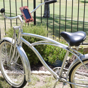 Support de téléphone pour vélo d'extérieur, sacoche de téléphone en cuir pour vélos de livraison, support de téléphone pour navigation, universel pour vélos électriques. - Product Image 2