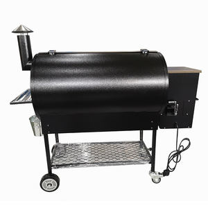 Grill rôtissoire Vertical Portable en acier inoxydable, avec roues, cuiseur électrique pour BBQ d'extérieur, g - Product Image 4