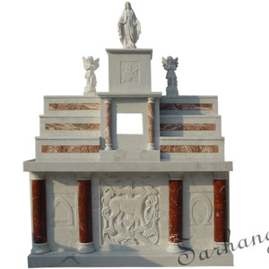 Altar de mármol alto de la Virgen María y Ángel <span class=keywords><strong>para</strong></span> Iglesia - Product Image 1