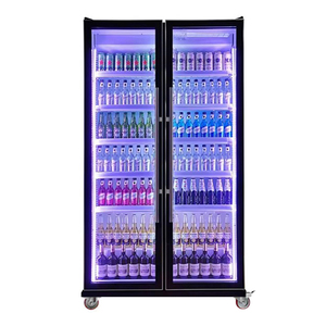 Cửa hàng tiện lợi Tủ lạnh cửa kính hiển thị mở loại tủ lạnh bia đồ uống tủ - Product Image 1