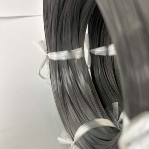 Vente en gros de fil à ressort en acier à haute teneur en carbone à haute résistance, finition argent brillant/noir, emballage en bobine certifié ISO9001 de haute qualité - Product Image 1