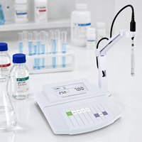 Medidor de pH de Laboratorio BIOSTELLAR Serie PHS con Pantalla LCD Retroiluminada en Blanco para Pruebas de Calidad del Agua en Laboratorio