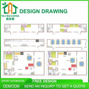 Casa contenedor <span class=keywords><strong>modular</strong></span> prefabricada de estructura barata portátil de 20 pies con casa contenedor personalizada - Product Image 3