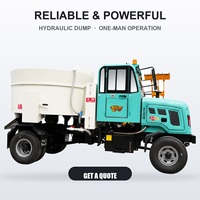 Bétonnière autochargeante montée sur camion 5000 kg avec moteur diesel pour projets d'ingénierie