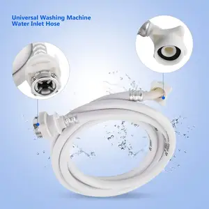 Werks großhandel Automatische Waschmaschine Wasser einlass schlauch PVC Material länge 1,5 m 2m 3m Hochdruck-Wasser rohr zubehör