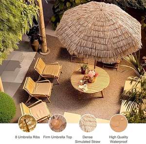 Parapluie de chaume Tilt Tiki Umbrella Outdoor Patio <span class=keywords><strong>Parasol</strong></span> de jardin étanche pour <span class=keywords><strong>table</strong></span> Yard - Product Image 4