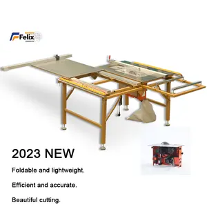 Scie à table coulissante portative, noyau de scie, machine à plaquer les bords à vendre machines à bois coupe de planche de meubles