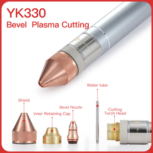 YK Plasma marque YK330 biseauté coupe torche <span class=keywords><strong>buse</strong></span> électrode tuyau biseau coupe 1.9/2.3/2.5/2.8mm YK02231 conseils soudage soudure - Product Image 2