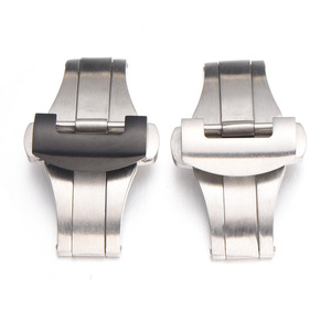 Hebilla de reloj de gama alta Reemplazo de acero inoxidable 304L Cierre de reloj de mariposa para <span class=keywords><strong>Panera</strong></span> 20mm 22mm - Product Image 1