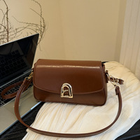 Sac carré texturé de luxe pour femme, nouvelle mode, sac à bandoulière et sac porté épaule avec fermoir, vente en gros