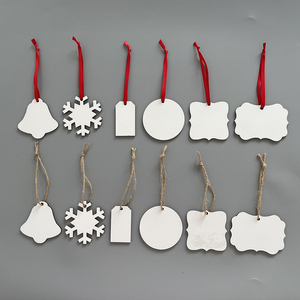 Grande Vente Noël Entrepôt USA – Stock de Plaques Rondes en MDF Blanc en Forme de Cloche <span class=keywords><strong>Benelux</strong></span>, Flocon de Neige ou Étiquette avec Corde pour Décoration DIY - Product Image 6