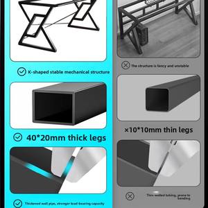 Scrivania Moderna e Semplice in Legno per Ufficio Domestico e Camera da Letto, Scrivania per Studenti - Product Image 5