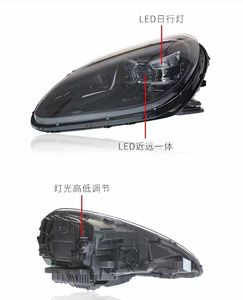 Faro delantero para orche <span class=keywords><strong>Macan</strong></span> <span class=keywords><strong>2014</strong></span>-2020, luz de cabeza plug and play sin AFS <span class=keywords><strong>S</strong></span> - Product Image 3