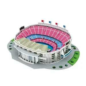 Nou Camp Stadium Model 3D Puzzle Miniature Stadium Model With 27 PCS