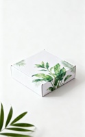 Logo personnalisé carton emballage postal conception libre expédition internationale boîte en carton de papier ondulé pour la vente au détail boîte-cadeau vierge