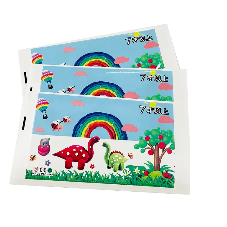 Fabrikanten Aangepaste Product Beschrijving Labels Kleur Cartoon Stickers Custom Tape Logo Gedrukt