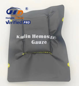 KLG-8 HD kualitas tinggi Ce <span class=keywords><strong>Pad</strong></span> grosir tidak steril Kaolin hemostatik kasa - Product Image 3