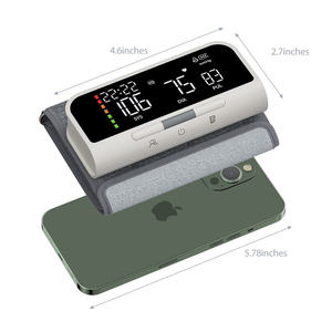 เครื่องวัดความดันโลหิตดิจิตอลแบบชาร์จไฟได้ ได้รับการรับรองมาตรฐาน CE ISO เครื่องวัดความดันโลหิตไฟฟ้าทางการแพทย์ - Product Image 3