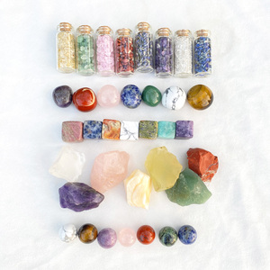 All'ingrosso 7 <span class=keywords><strong>Chakra</strong></span> Set di <span class=keywords><strong>pietre</strong></span> alla rinfusa <span class=keywords><strong>per</strong></span> la meditazione ornamenti di quarzo spirituale <span class=keywords><strong>pietre</strong></span> curative <span class=keywords><strong>per</strong></span> la raccolta regalo - Product Image 2