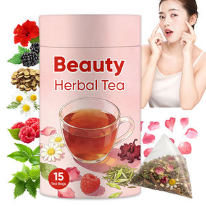 Té Herbal Orgánico de Belleza, Mezcla de Té <span class=keywords><strong>Verde</strong></span>, <span class=keywords><strong>Rooibos</strong></span> y Frambuesa, Rico en Antioxidantes, para una Piel Radiante - Product Image 1