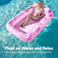 Colchoneta Inflable Gigante para Piscina, Tamaño Grande para Adultos, Flotador para Piscina, Esencial para Descansar en la Playa