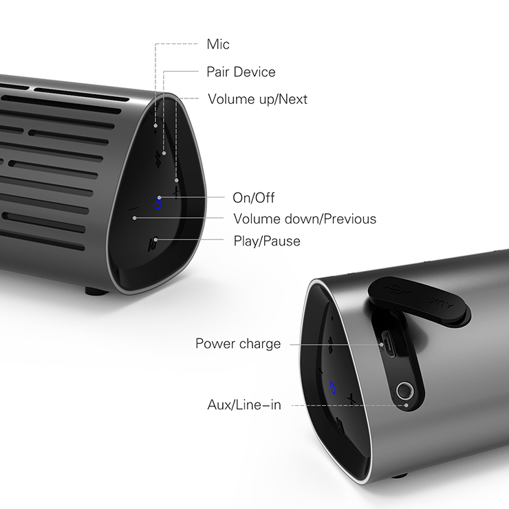 Portable Bluetooth Speakers Outdoor Indoor Speakers with Super Bass · image 4