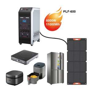 Station d'alimentation portable LiFePO4 à onde sinusoïdale pure AC220V50Hz, USB3.0, Type-C 65W, XT90, solaire 200W, charge sans fil, 4000+ cycles - Product Image 1