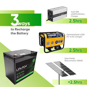 Batería de Litio Recargable LiFePO4 de 12V 300Ah para RV, Carrito de Golf, Estación de Energía Portátil, Negra, 28000g - Product Image 3