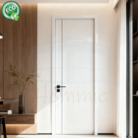 Porte intérieure en composite bois-plastique PVC, étanche et insonorisée, pour chambre à coucher, fabriquée à Foshan.