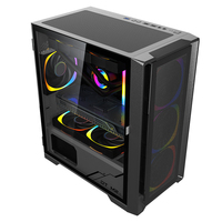 2023 NEW Design Factory Gaming PC Case ATX PC Case HD USB3.0 Tempered Glass Computer case & Towers Server Computer Chassis