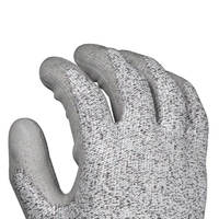 Gants de travail MaxiTough gris en polyuréthane, résistants aux coupures, A3 Grip, pour le jardin et les équipements de protection, protection des mains