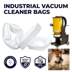 Flat Style Industrial Vacuum Filter <b>Bags</b> Universal Fit <b>20L</b>-80L Vacuum Cleaners Replacement Liners OEM - Product Image 2