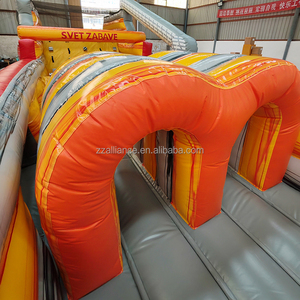 Precio de fábrica carrera de obstáculos inflable camión de bomberos deporte Combo juego de rebote <span class=keywords><strong>alquiler</strong></span> comercial - Product Image 4