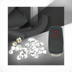 Adesivo <span class=keywords><strong>Logo</strong></span> Auto di Lusso in Alluminio Autoadesivo da 14mm per Chiavi Auto VW, Mercedes, Audi, <span class=keywords><strong>Alfa</strong></span>, Opel - Product Image 2
