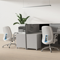 Chaise de bureau pivotante ergonomique moderne en maille pour cadres, avec soutien lombaire et appui-tête réglables, vente en gros