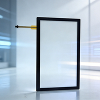 Ventana Táctil Resistiva de 15 Pulgadas y 4 Cables con Forma Personalizada para Entornos Industriales Difíciles y Exteriores