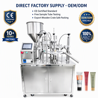 Machine de remplissage et de scellage automatique de tubes pour crèmes vitaminées, crèmes à base de plantes, gels solaires et lotions