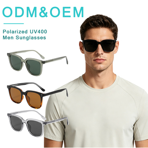 Nouvelles <span class=keywords><strong>Lunettes</strong></span> de Soleil Carrées Polarisées UV400 2026 pour Hommes et Femmes, Monture Complète <span class=keywords><strong>en</strong></span> TR90 Durable, Confortables, Anti-Éblouissement, Design Tendance, Faible MOQ - Product Image 1