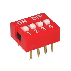 Interruptor de micro-dip smt de passo de 1,27 mm