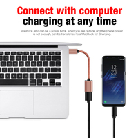 Adaptador OTG USB 3.0 Tipo-C a USB-A, Cable Metálico con Revestimiento de Aluminio, Transferencia de Datos de 5 Gbps, Compatible con Escáner de Código de Barras, Auriculares, Impresora, Computadora