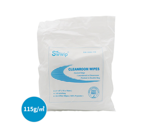 Swwip Custom Screen Cleaning Camera Lens 100% Polyester Cleanroom Microfiber Cloth Wipes, White Esd Cleanroom Wiper - Product Image 1