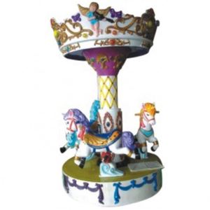 Carrusel Infantil de Alta Calidad, Mini Carrusel para Niños de 3 Asientos, para Interiores y Exteriores - Product Image 4