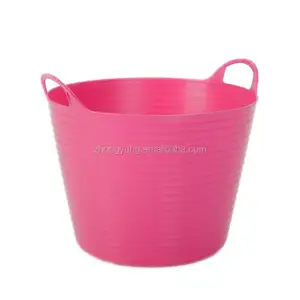 Wholesale Flexible Tub High Quality 26 Liters Tub Trug Horse Feeding Bucket