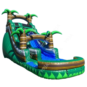 Grotte d'eau émeraude tropicale, sur mesure, commerciale, bon marché, vente en gros, grande, gonflable, imperméable, ignifuge, double couture, logo personnalisé - Product Image 1