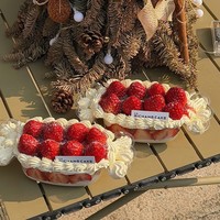Boîte à bonbons de Noël, boîte d'emballage pour gâteau aux fraises, boîte à gâteau d'anniversaire, boîte à dessert en forme de bonbon