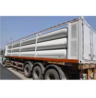 250 बार सहज 5569Nm3 जंबो सिलेंडर सीएनजी गैस टैंकर ईंधन टैंक ट्रेलर के लिए सीएनजी ट्यूब ट्रेलर बिक्री